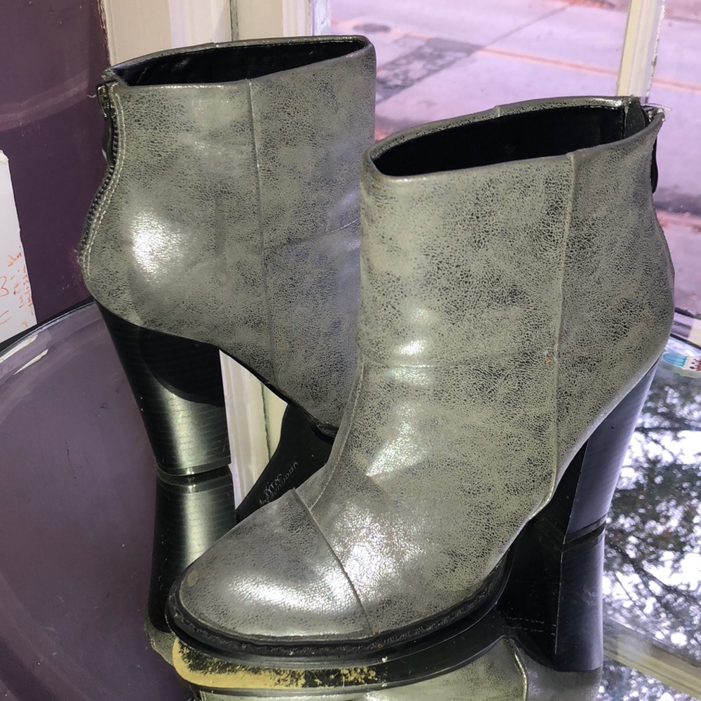 Silver boots